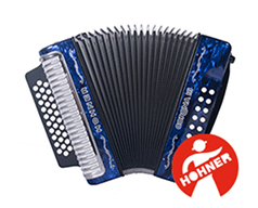 Acordeón Honner Corona III Besas Azul